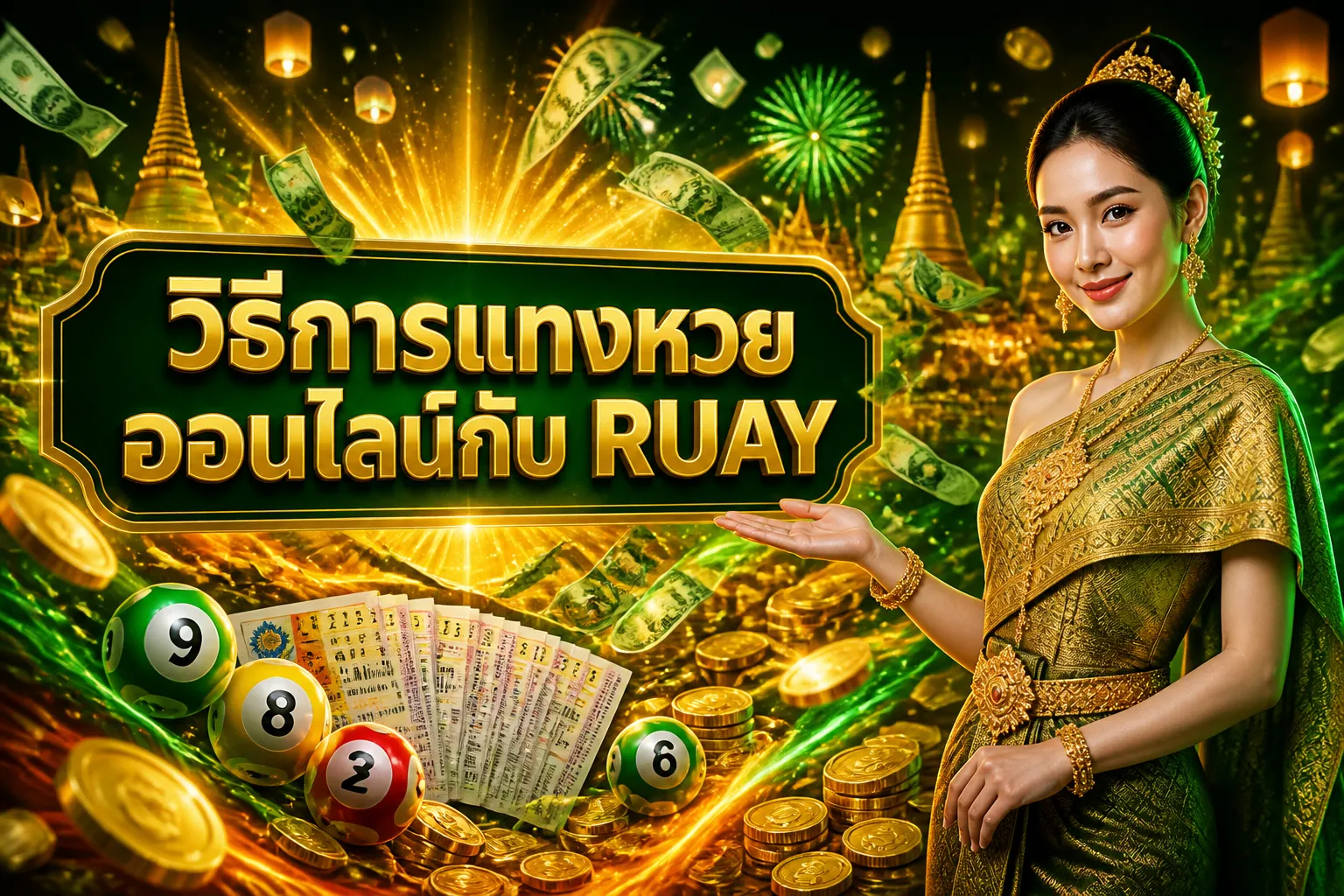 ภาพประกอบหัวข้อ วิธีการแทงหวยออนไลน์กับ RUAY