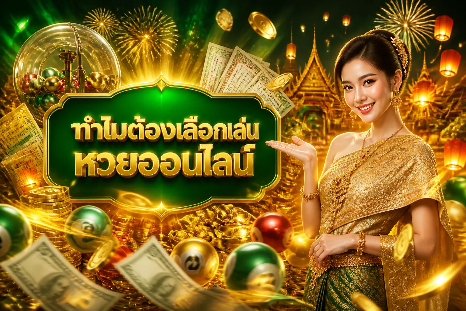 ภาพประกอบหัวข้อ ทำไมต้องเลือกเล่นหวยออนไลน์
