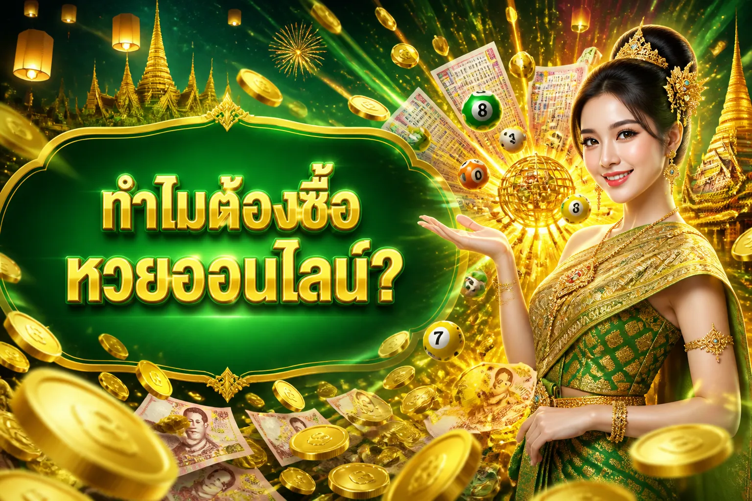 ภาพประกอบหัวข้อ ทำไมต้องซื้อหวยออนไลน์?