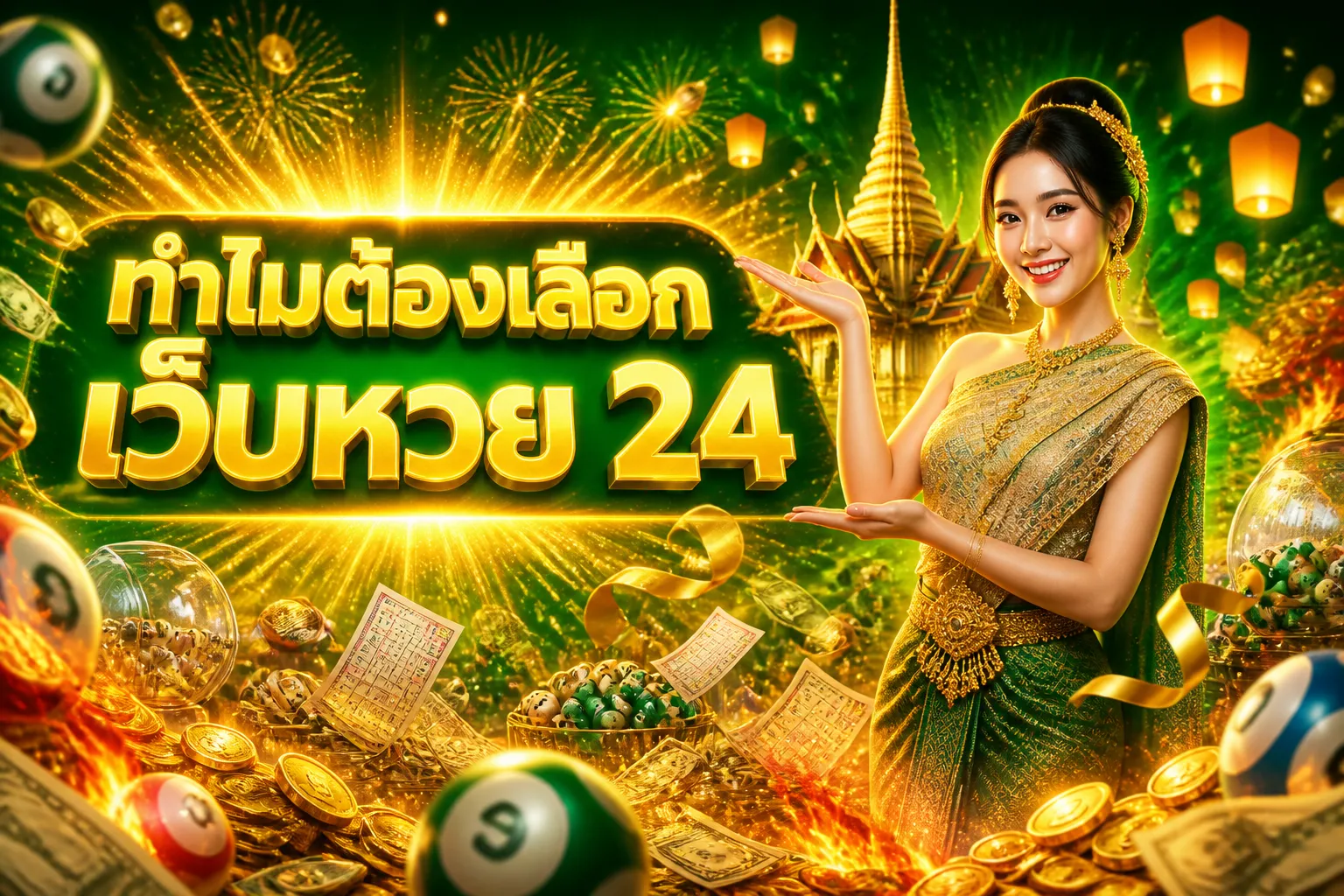 ภาพประกอบหัวข้อ ทำไมต้องเลือกเว็บหวย 24