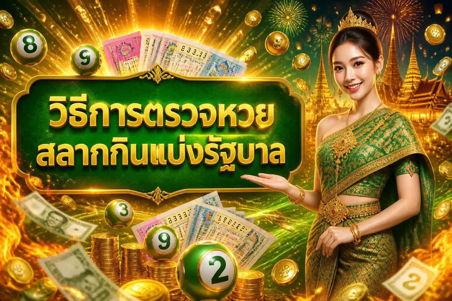 ภาพประกอบหัวข้อ วิธีการตรวจหวยสลากกินแบ่งรัฐบาล