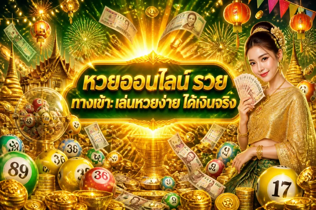 ภาพประกอบหัวข้อ หวยออนไลน์ รวย ทางเข้า: เล่นหวยง่าย ได้เงินจริง — หวยออนไลน์ รวย ทางเข้า