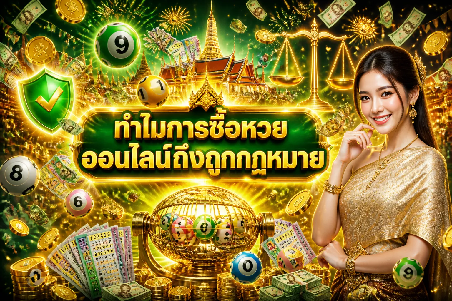 ภาพประกอบหัวข้อ ทำไมการซื้อหวยออนไลน์ถึงถูกกฎหมาย