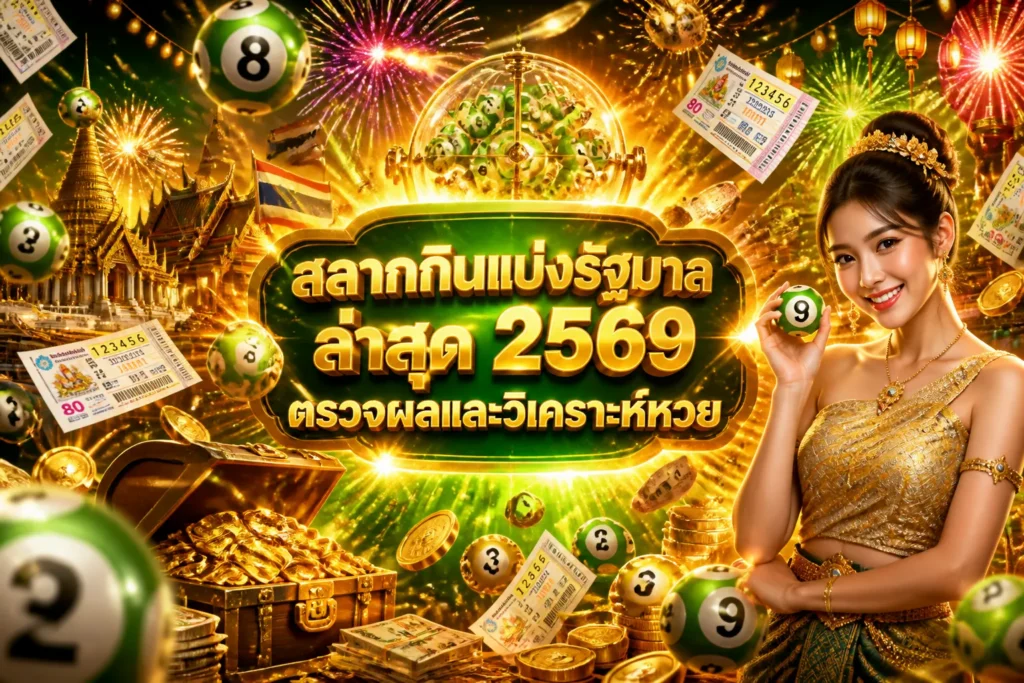 ภาพประกอบหัวข้อ สลากกินแบ่งรัฐบาล ล่าสุด 2569 ตรวจผลและวิเคราะห์หวย — สลากกินแบ่งรัฐบาล ล่าสุด 2569