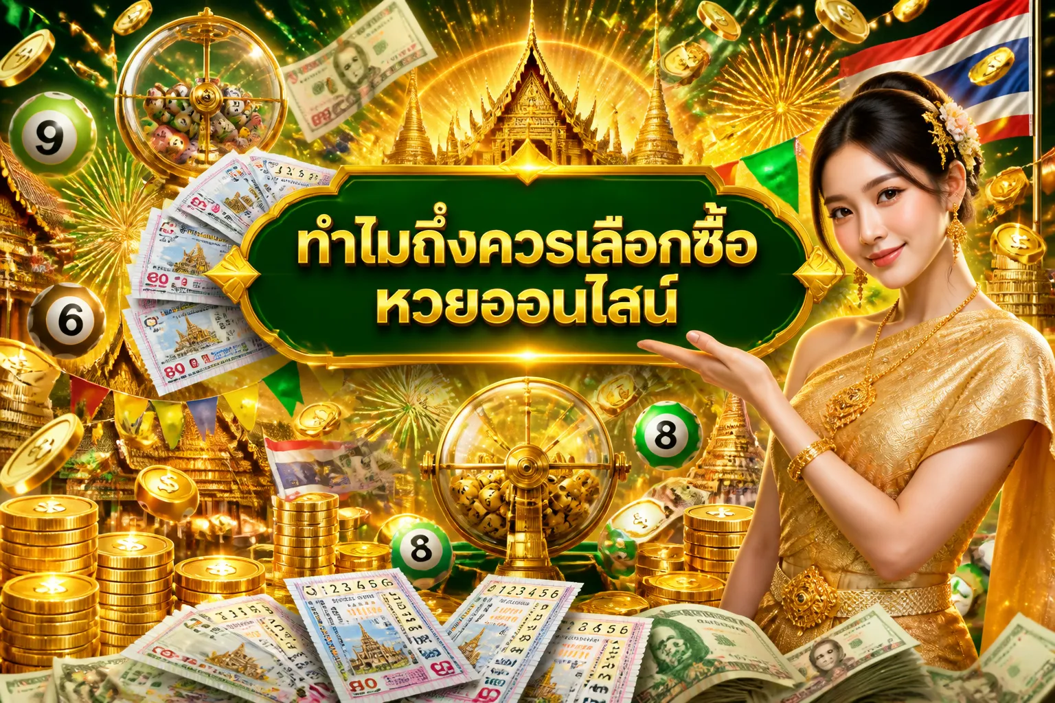 ภาพประกอบหัวข้อ ทำไมถึงควรเลือกซื้อหวยออนไลน์