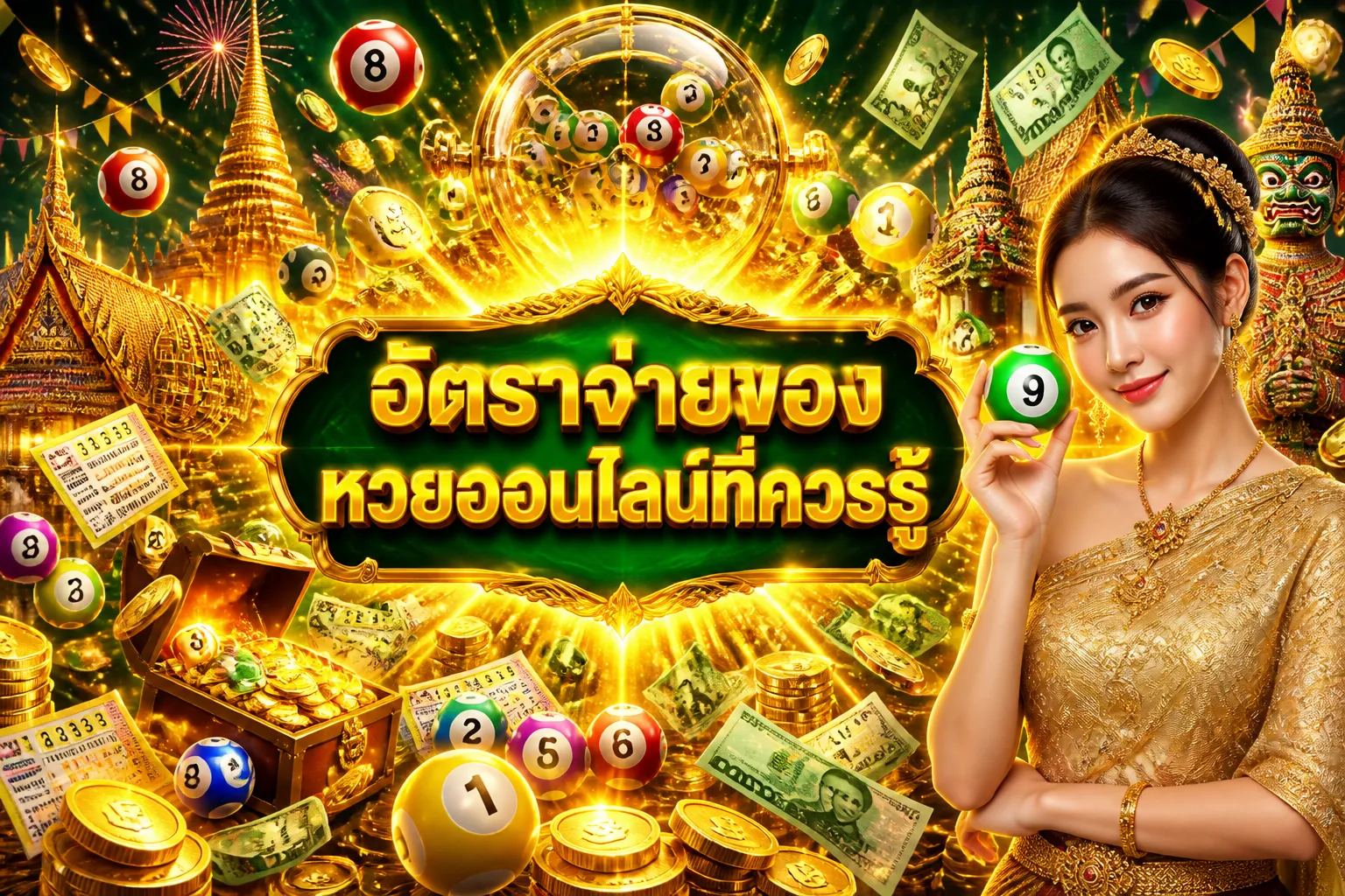 ภาพประกอบหัวข้อ อัตราจ่ายของหวยออนไลน์ที่ควรรู้