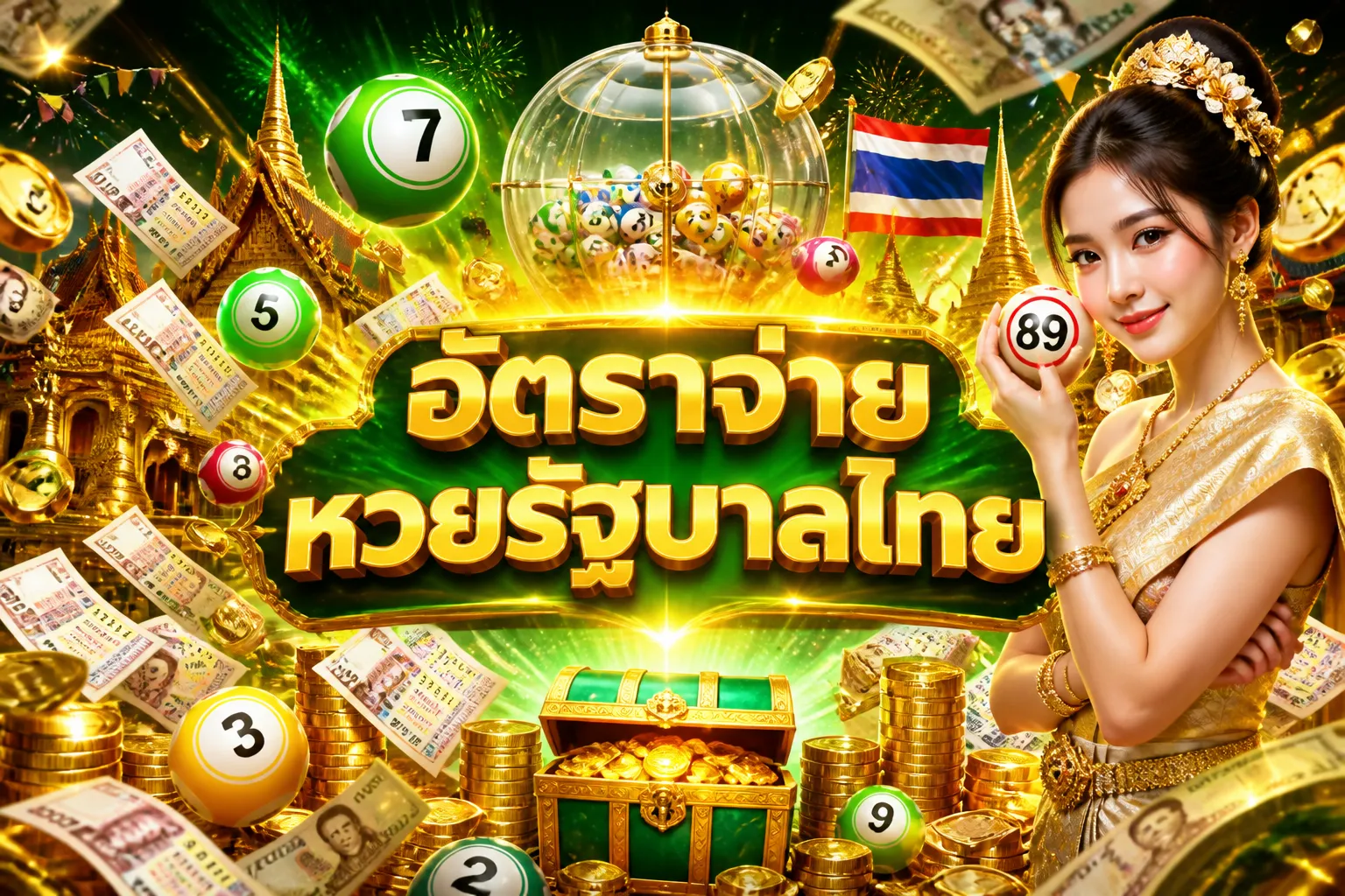 ภาพประกอบหัวข้อ อัตราจ่ายหวยรัฐบาลไทย