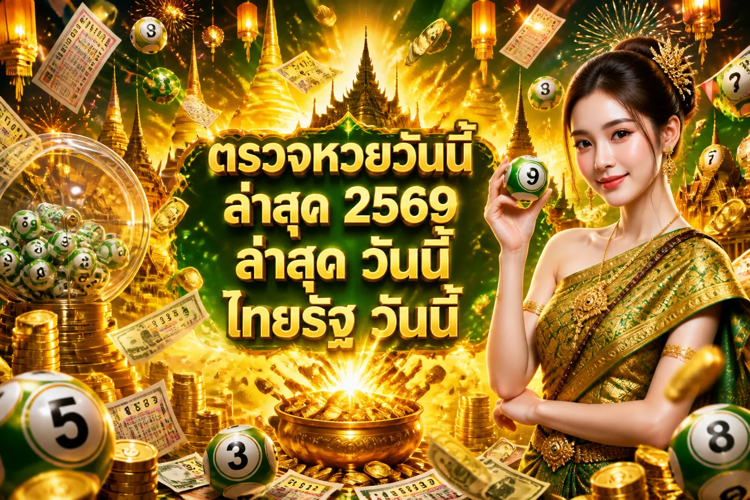 ภาพหน้าปกบทความ ตรวจหวยวันนี้ ล่าสุด 2569 ล่าสุด วันนี้ ไทยรัฐ วันนี้