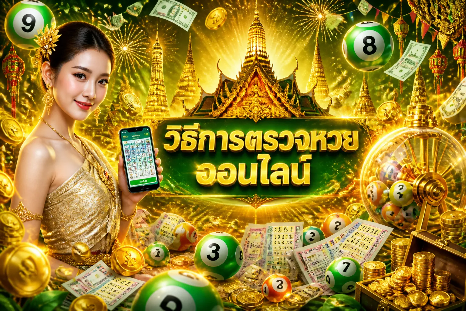 ภาพประกอบหัวข้อ วิธีการตรวจหวยออนไลน์