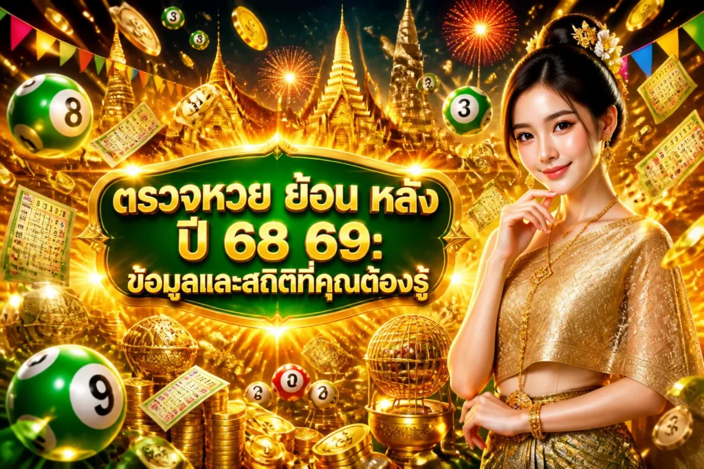 ภาพประกอบหัวข้อ ตรวจหวย ย้อน หลัง ปี 68 69: ข้อมูลและสถิติที่คุณต้องรู้ — ตรวจหวย ย้อน หลัง ปี 68 69
