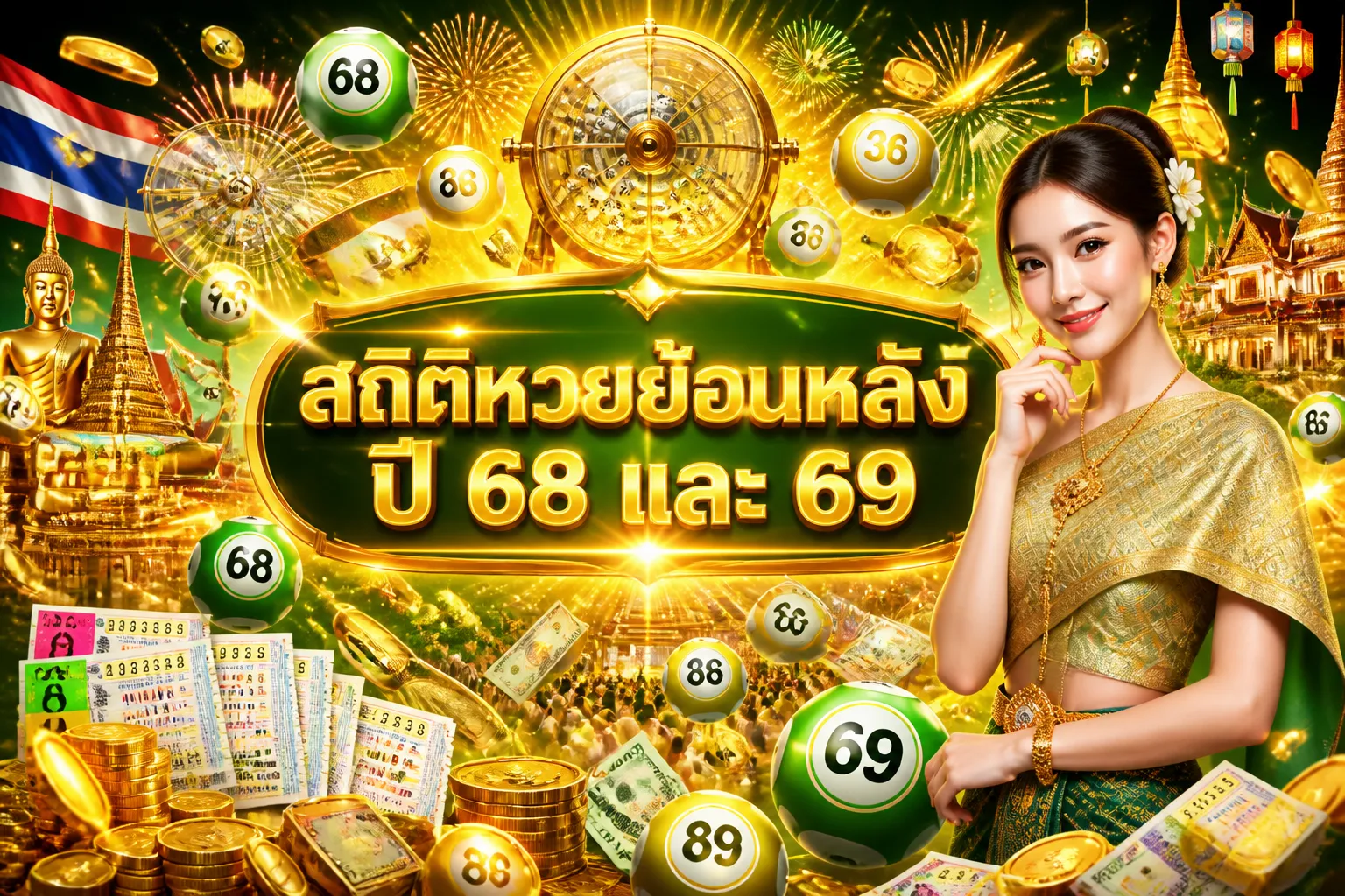 ภาพประกอบหัวข้อ สถิติหวยย้อนหลังปี 68 และ 69